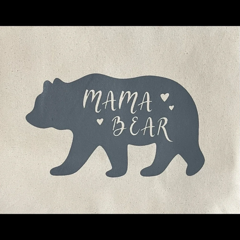 Mama Bear Canvas Tote Bag - Picture 2 of 5